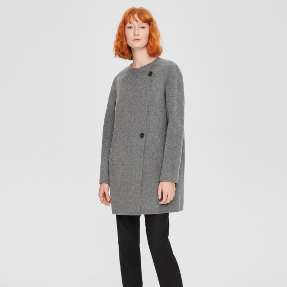 Theory Wool & Cashmere Coat Medium